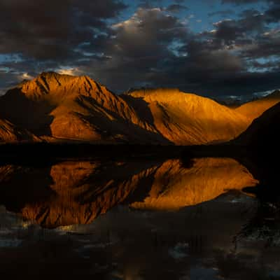 Sunset in Ladakh, China