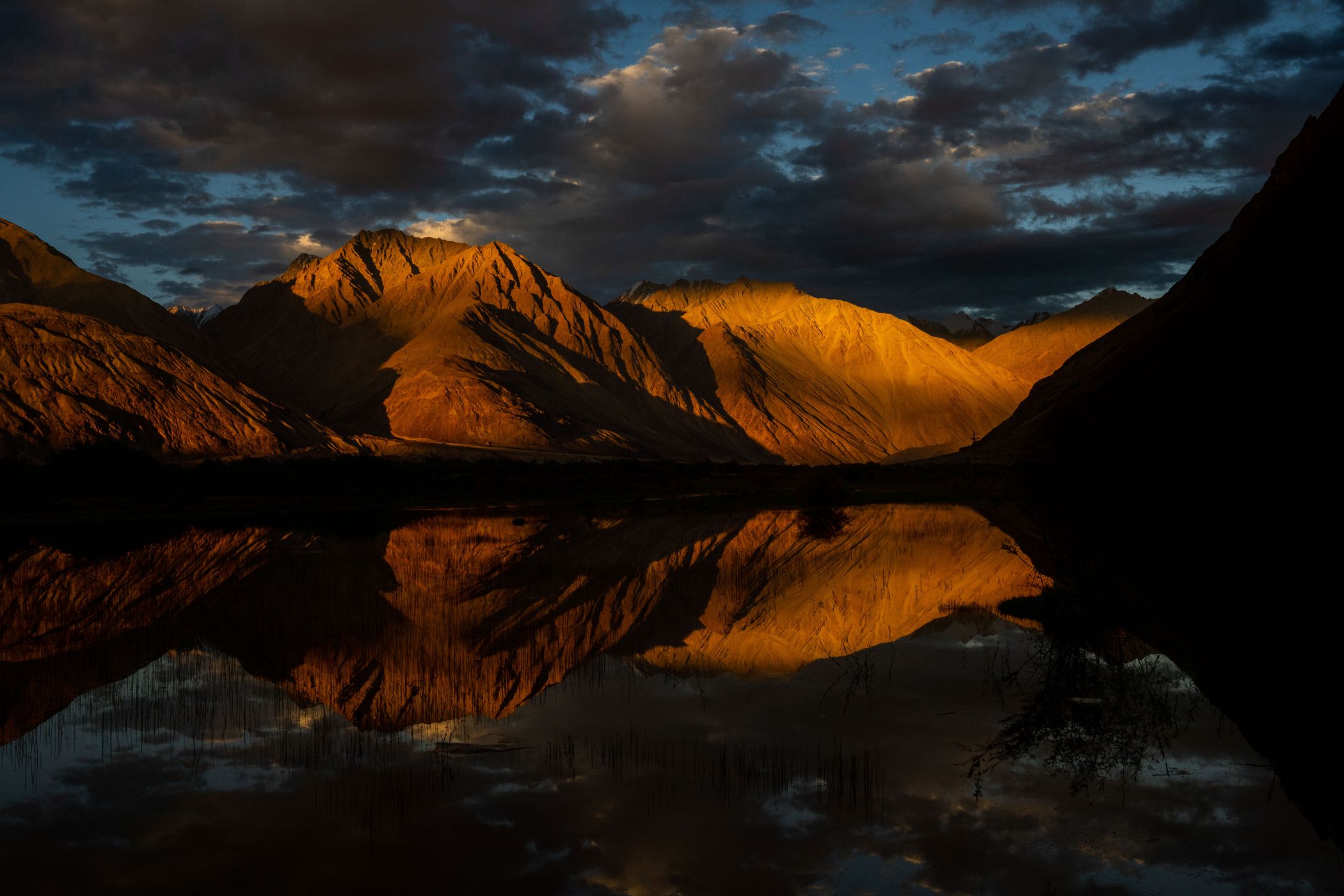 Sunset in Ladakh, China