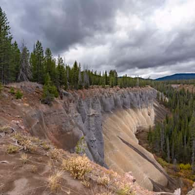 The pinnacles at Crater Lake, USA