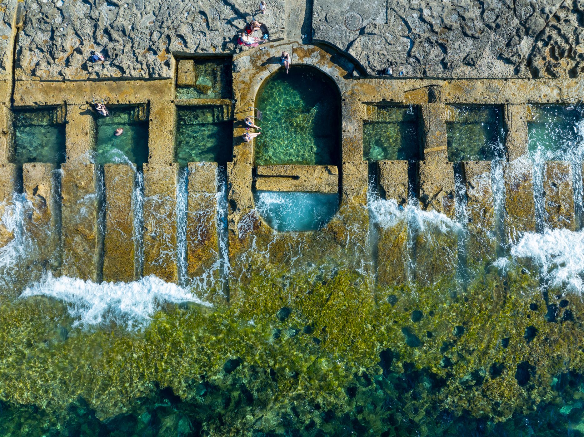 The Roman bath, Sliema, Malta