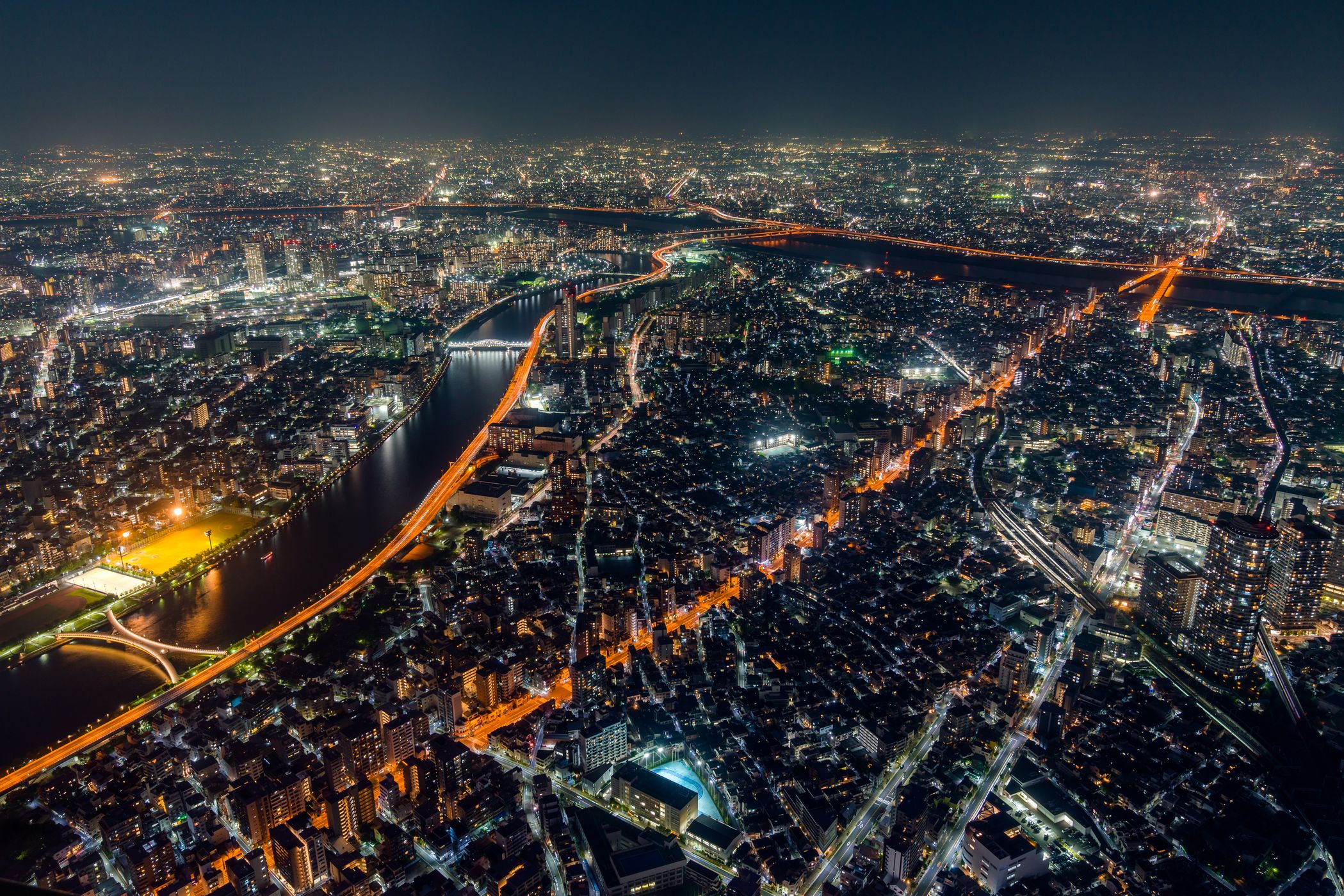 View from Tokyo Skytree, Japan
