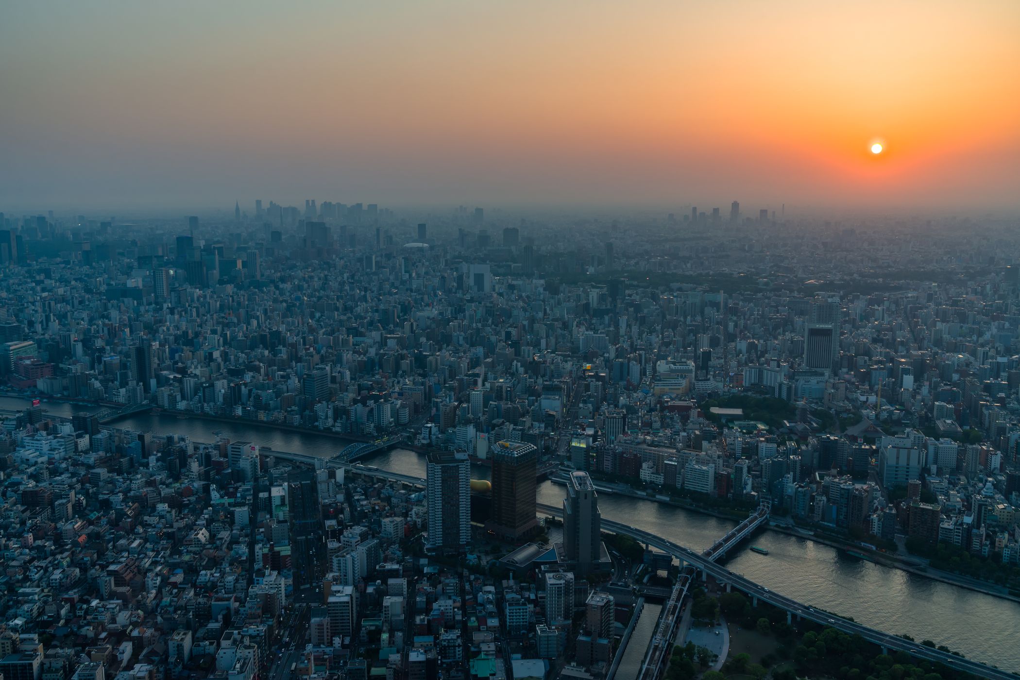 View from Tokyo Skytree, Japan