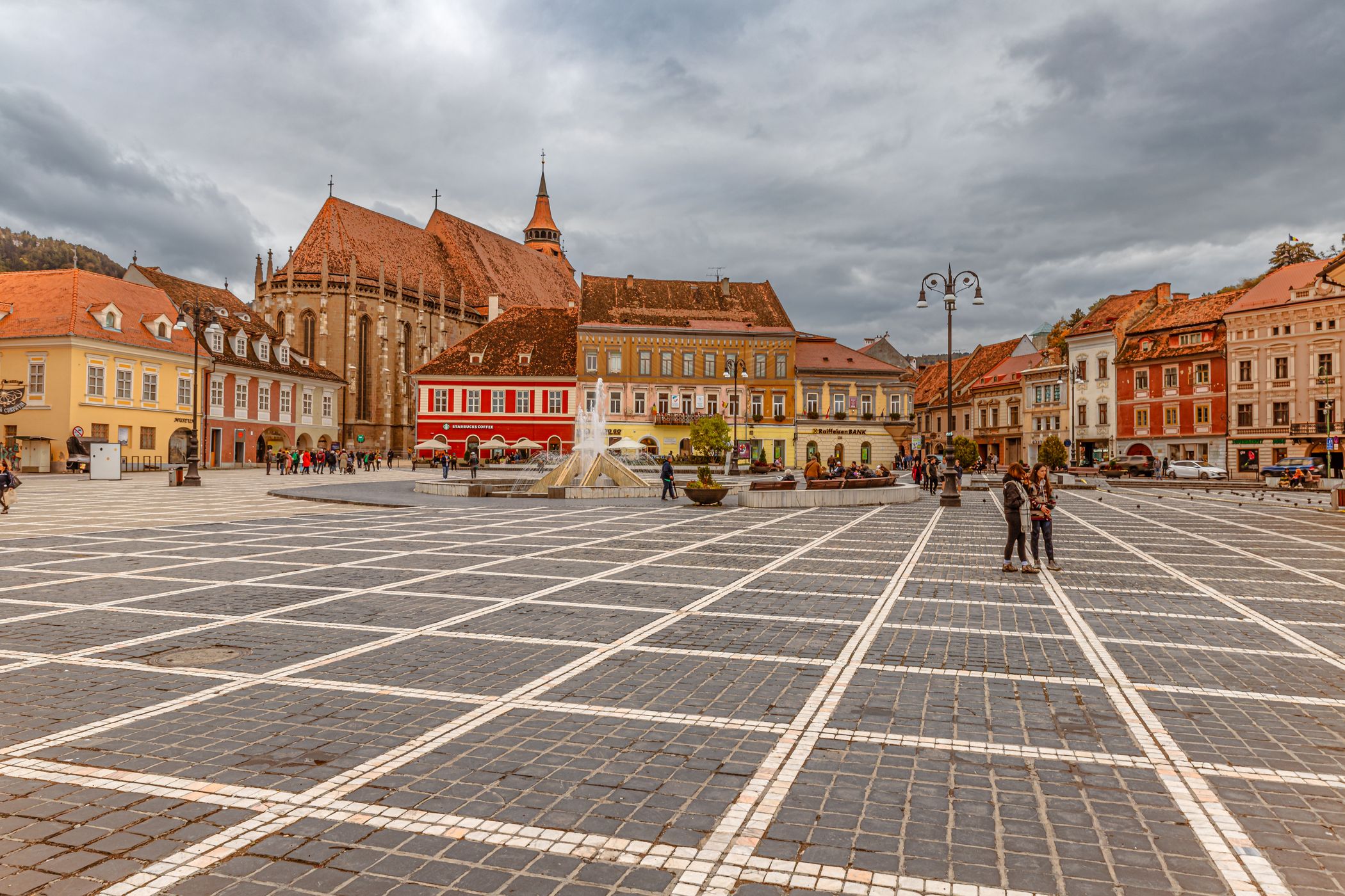 Town Hall and Market Square (Piata Sfatului), Romania