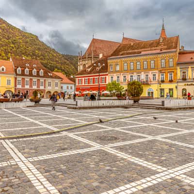 Town Hall and Market Square (Piata Sfatului), Romania
