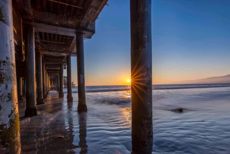 Under Santa Monica Pier
