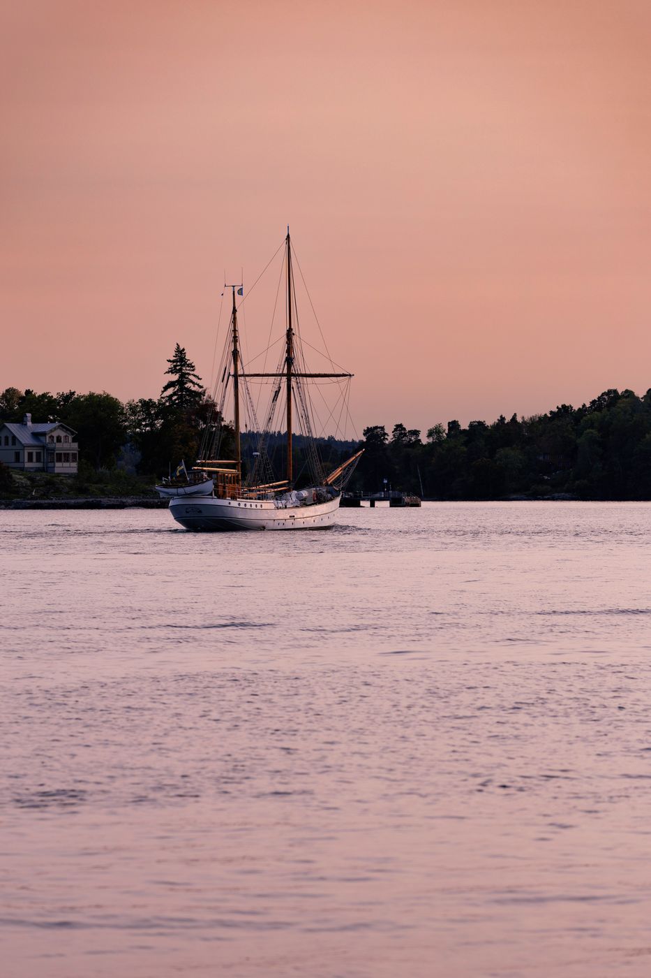 Vaxholm Harbor, Sweden