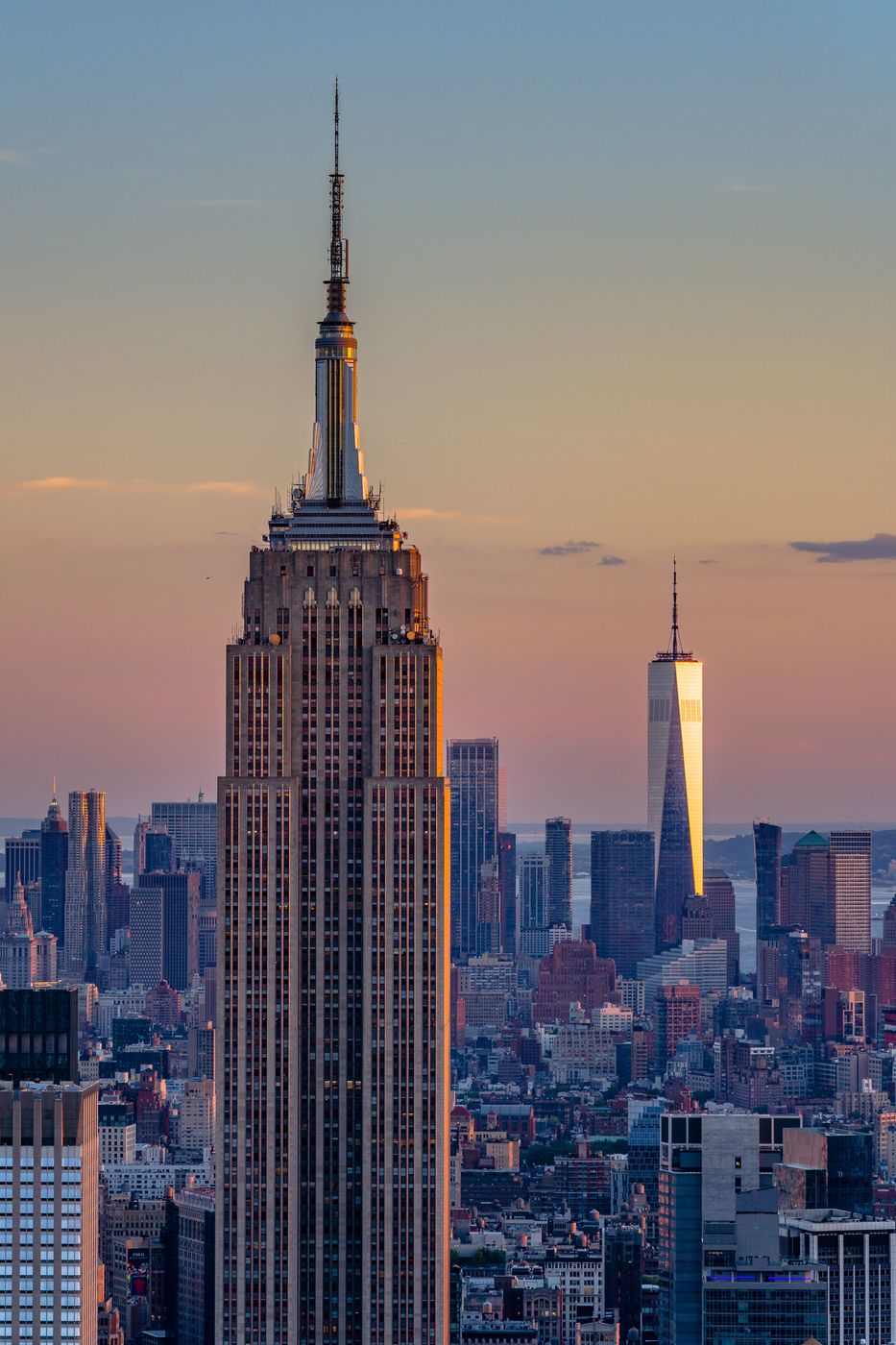View from “Top of the Rock“, New York City, USA