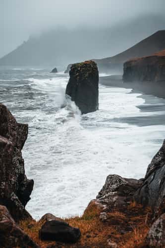 View on Stapavík