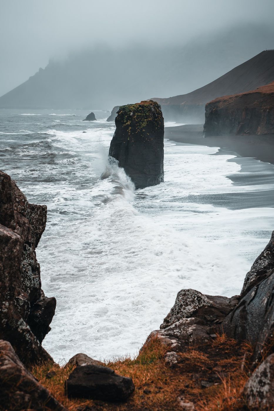 View on Stapavík, Iceland