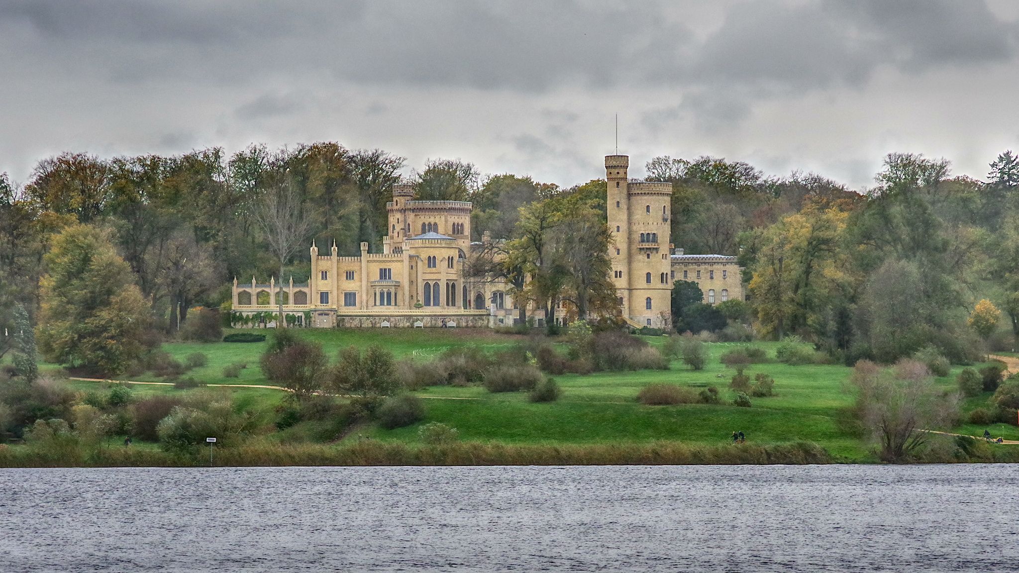View to Castle Babelsberg, Germany