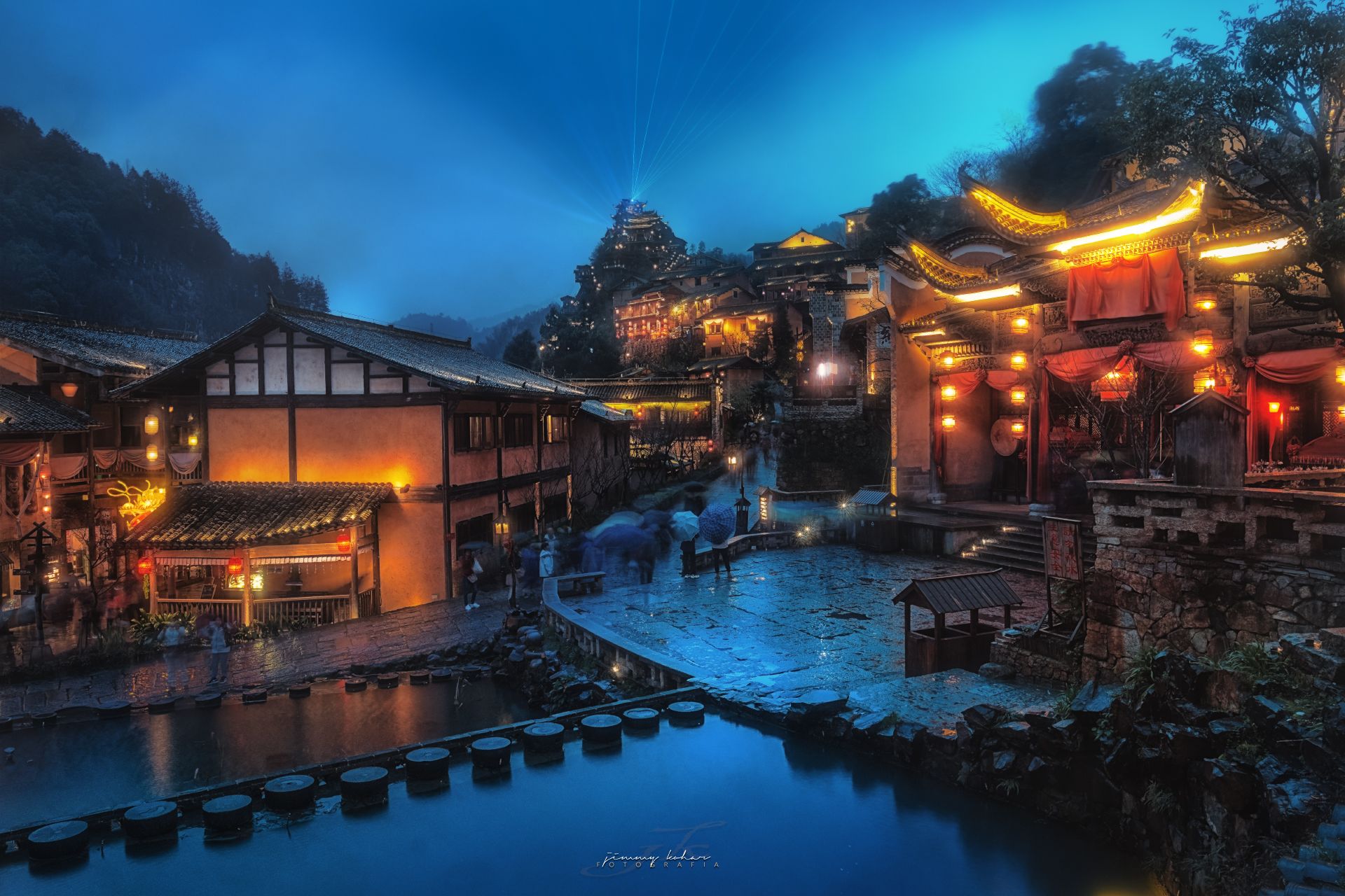 Wangxian Valley Town, China