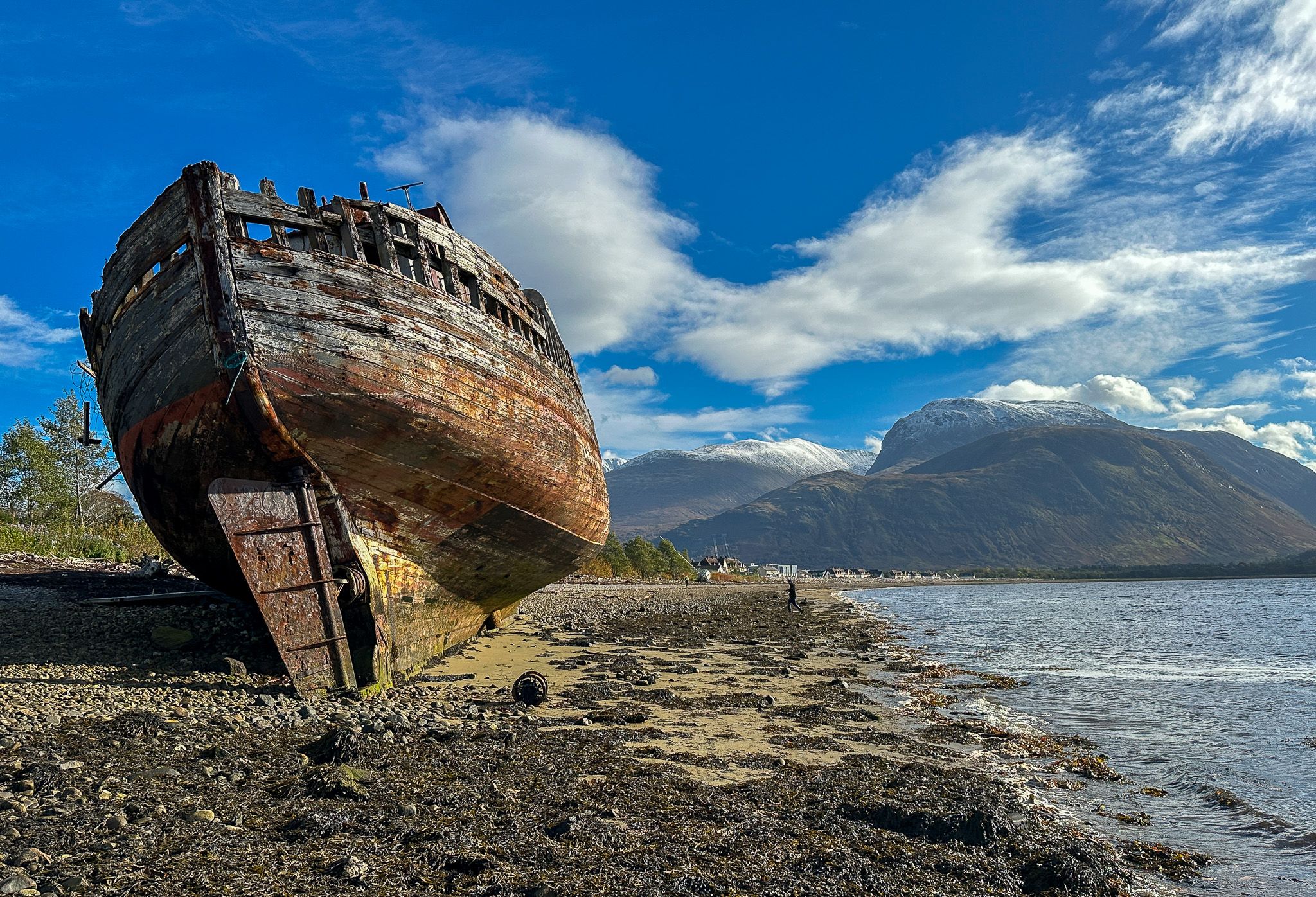 Abandoned fishing boat, Scotland, United Kingdom