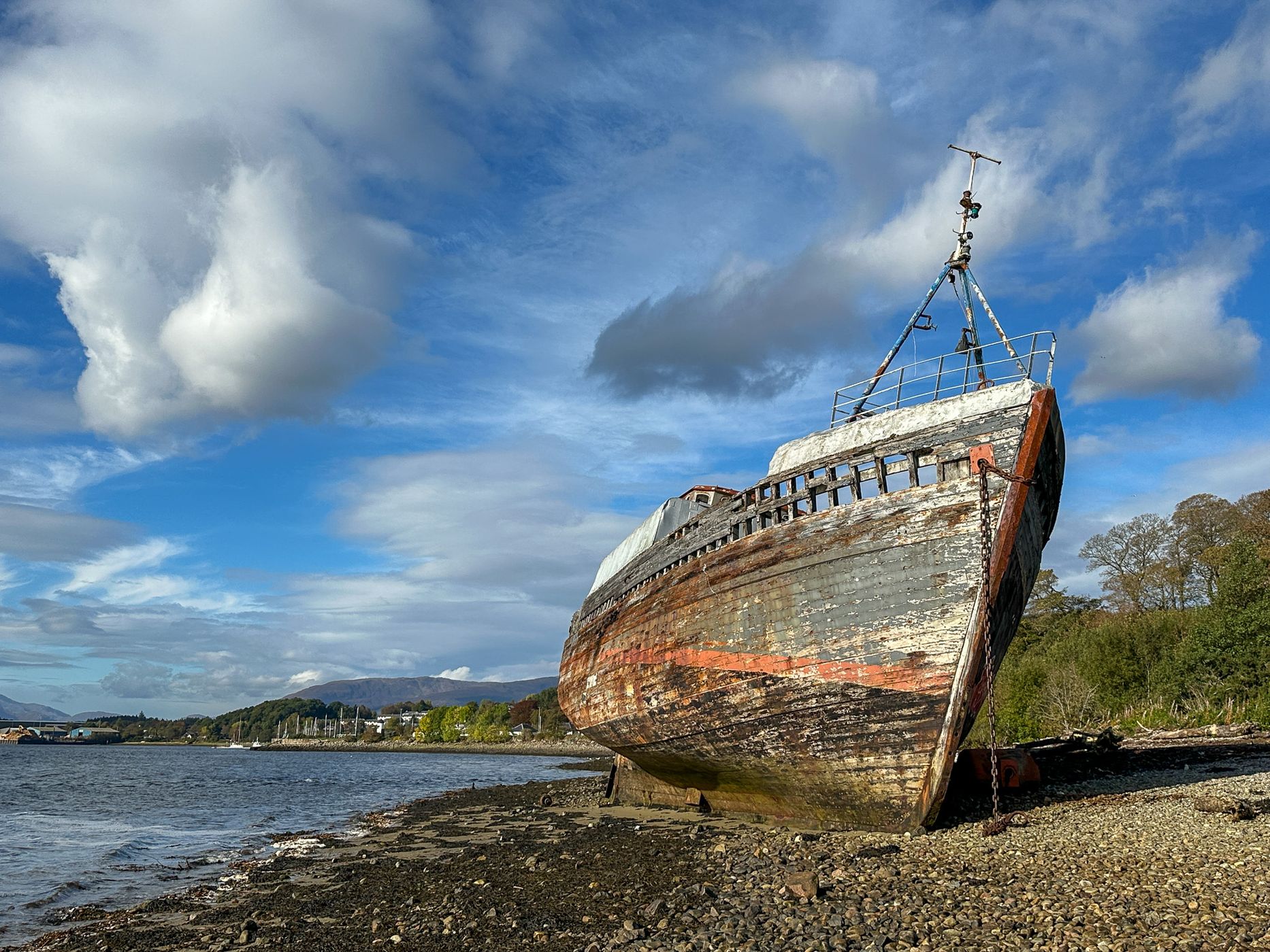 Abandoned fishing boat, Scotland, United Kingdom