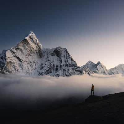 Ama Dablam View, Kongma La Pass, Nepal