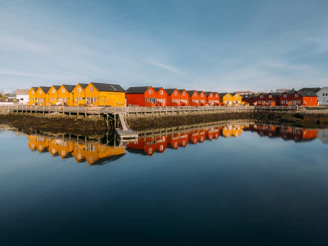 Ballstad Harbour (Drone)