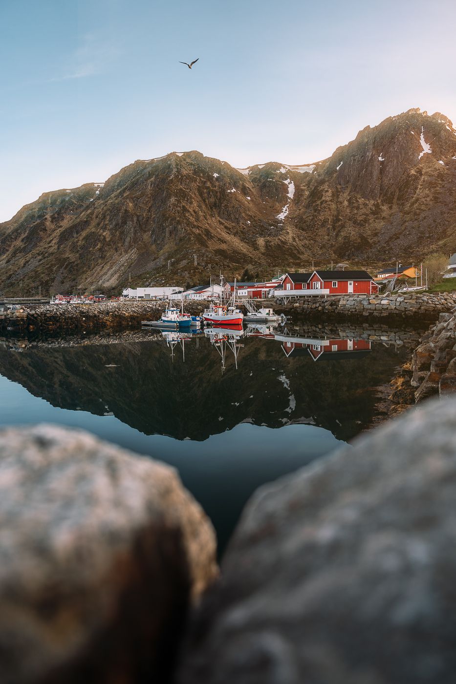 Ballstad Harbour, Norway