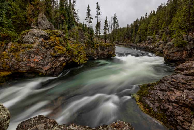 Brink of Lower Falls, Yellowstone National Park, Wyoming