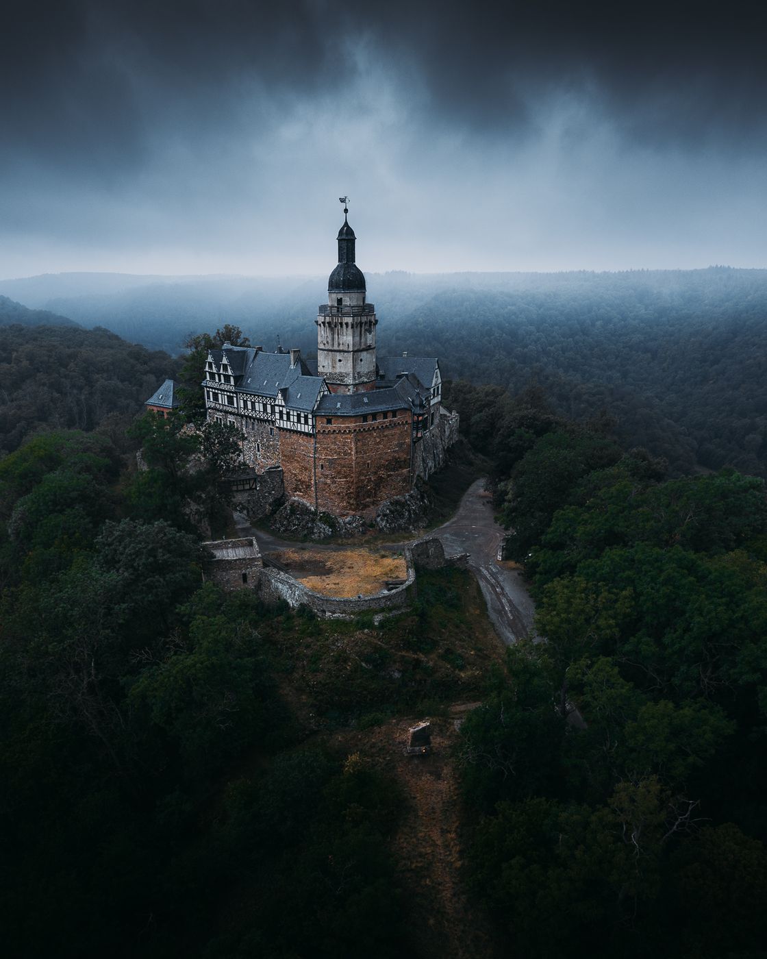 Burg Falkenstein (Drone), Germany