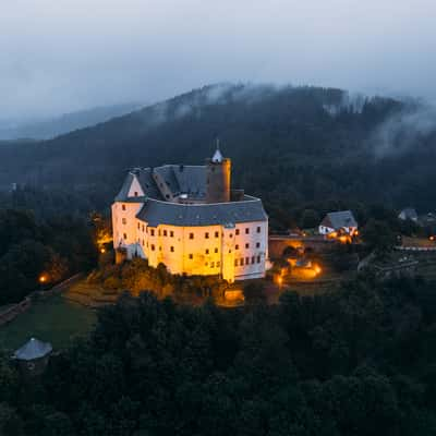 Burg Scharfenstein (Drone), Germany