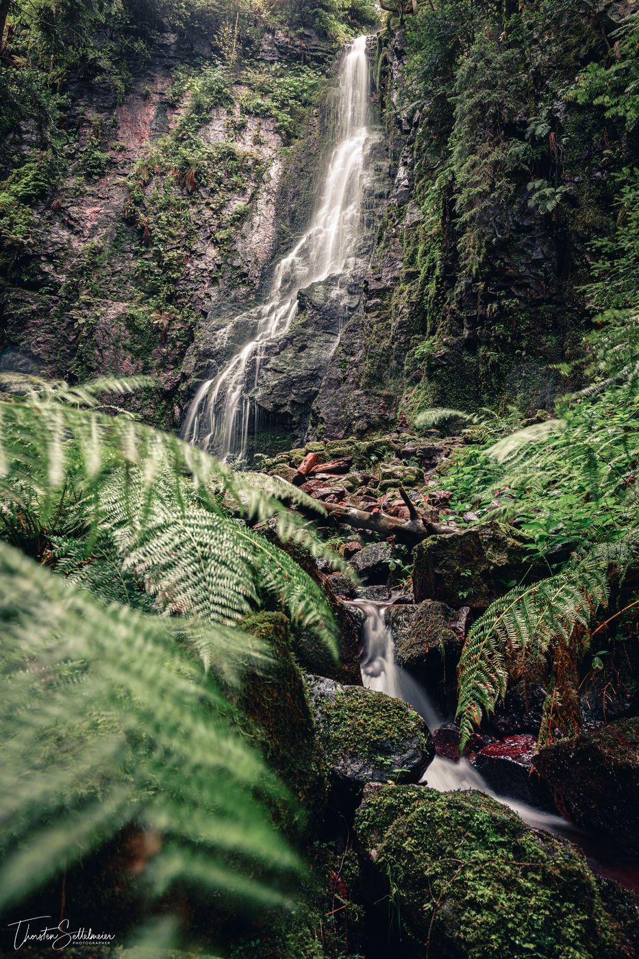 Burgbach Waterfall, Black Forest, Germany