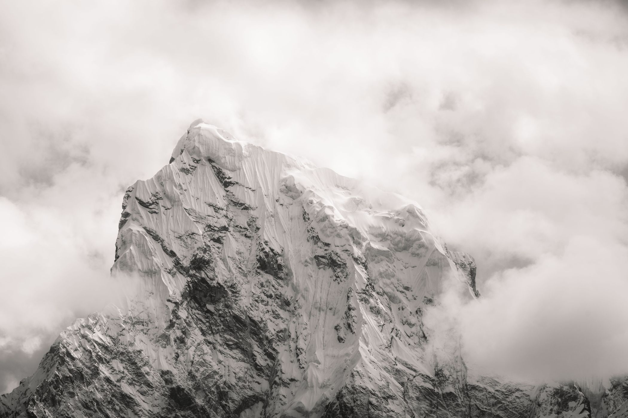 Cholatse, from Cho La Pass, Nepal