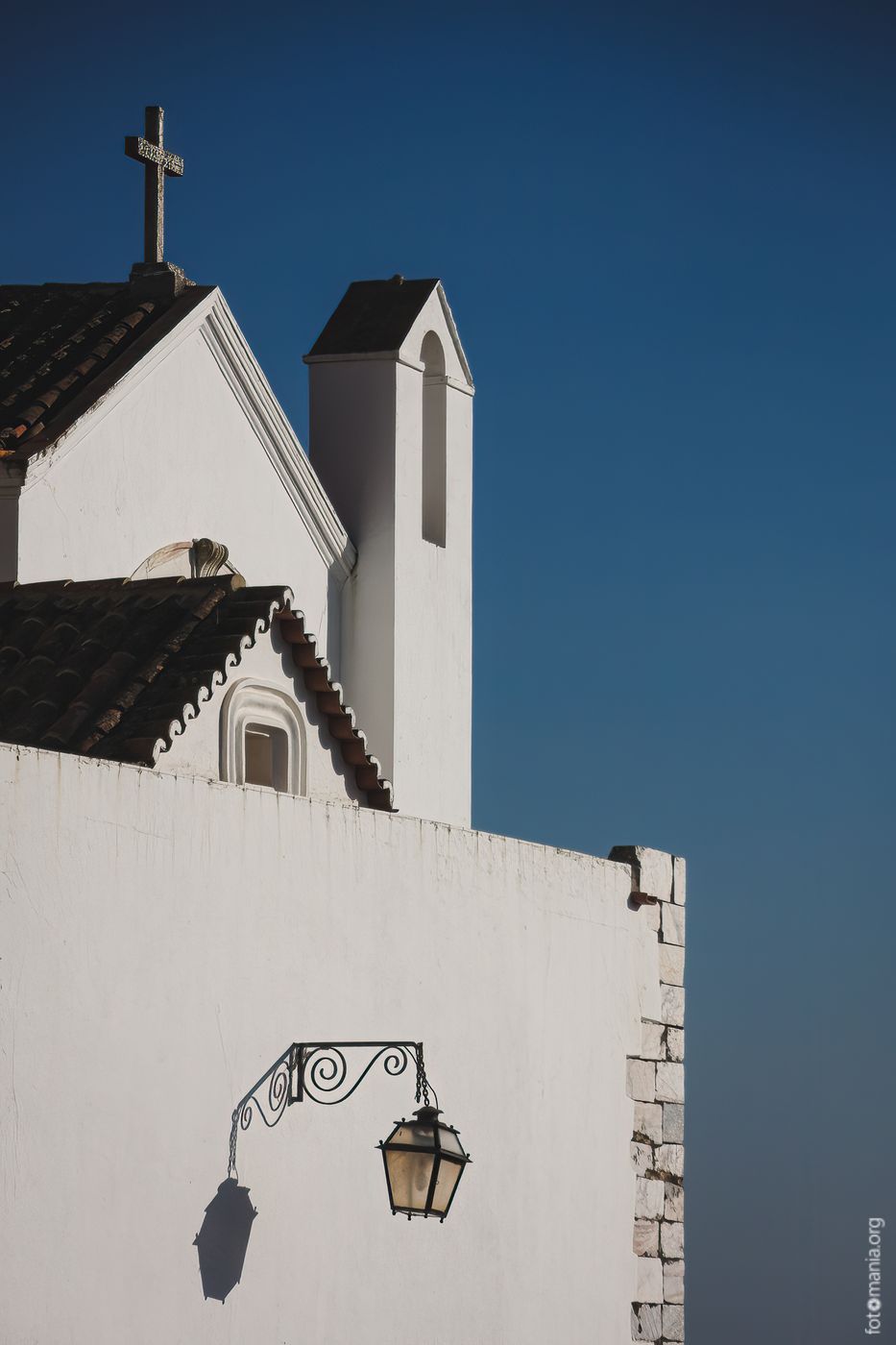 Church in the fortified old town of Estremoz, Portugal