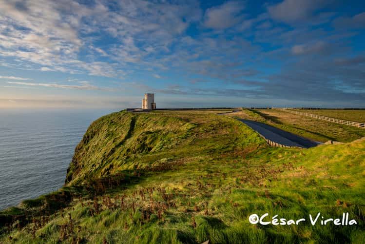 Cliffs of Moher, view to O'Briens Tower