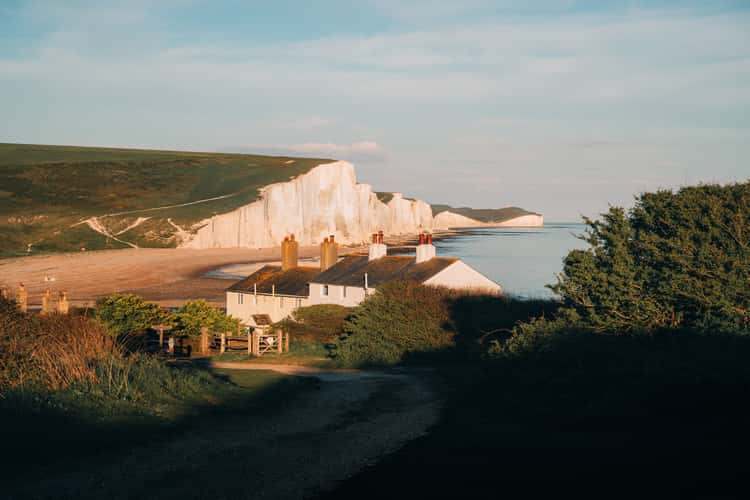 Coastguard Cottages and The Seven Sisters