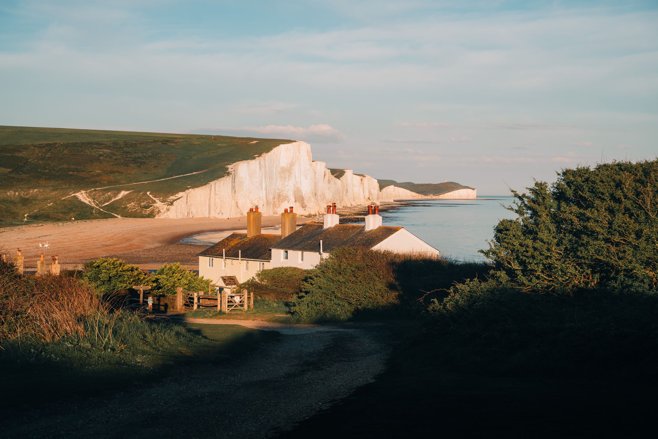 Coastguard Cottages and The Seven Sisters, United Kingdom