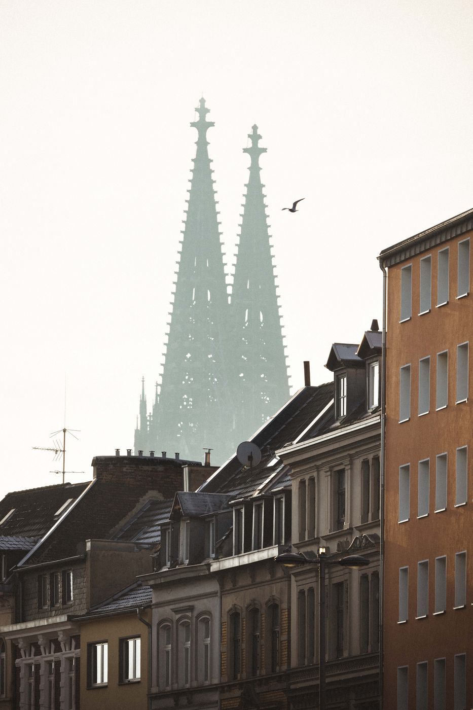 Cologne Cathedral view from Krefelder Street, Cologne, Germany