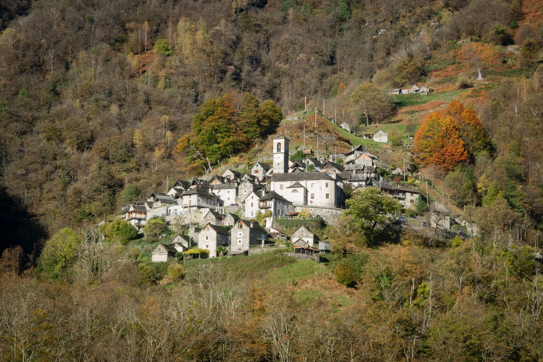 Corippo view, Switzerland