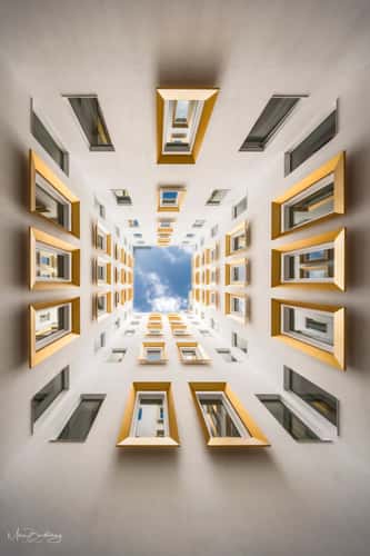 Courtyard at Motel One, Vienna