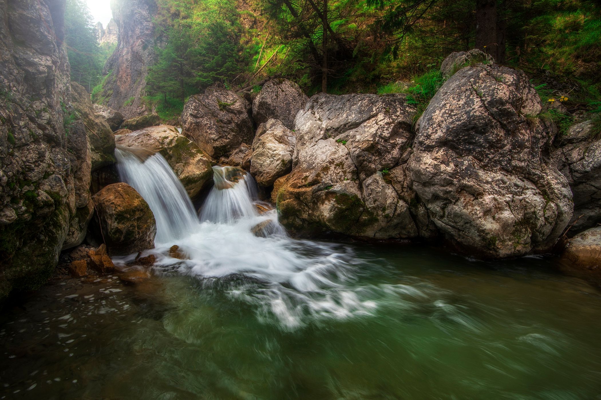 Creek in Malá Fatra NP, Slovakia (Slovak Republic)