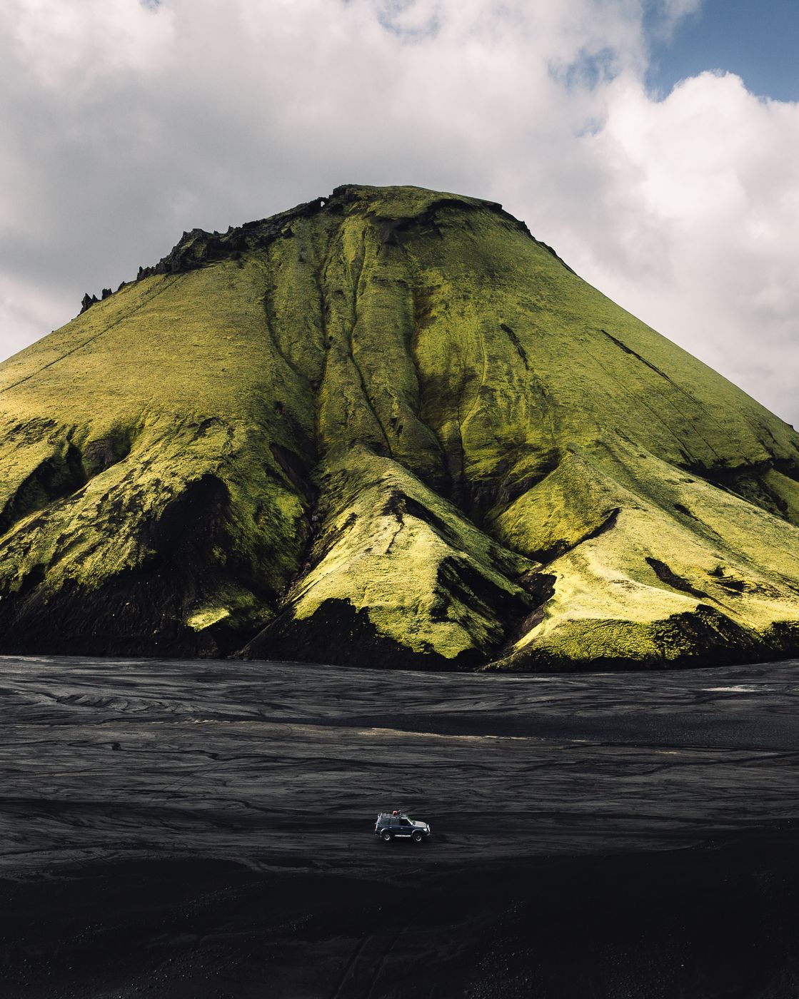 F210 next to Maelifell, Iceland