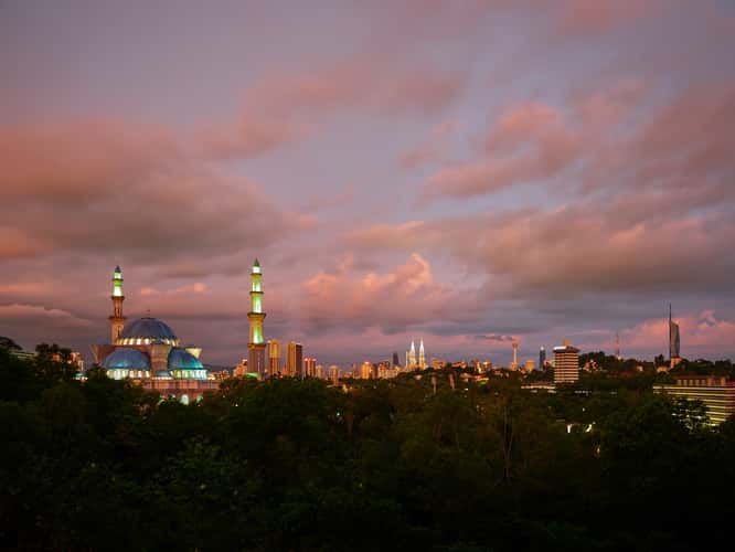 Federal Mosque with City View from Publika Shopping Center