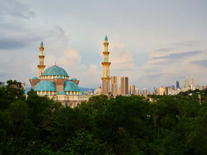 Federal Mosque with City View from Publika Shopping Center
