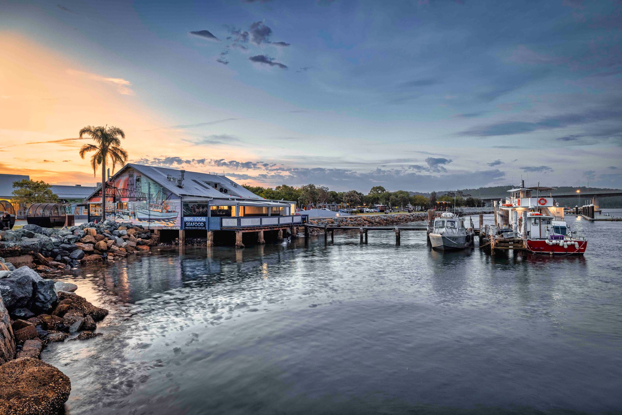 Fish & Chip shop, Batemans Bay , South Coast, NSW, Australia