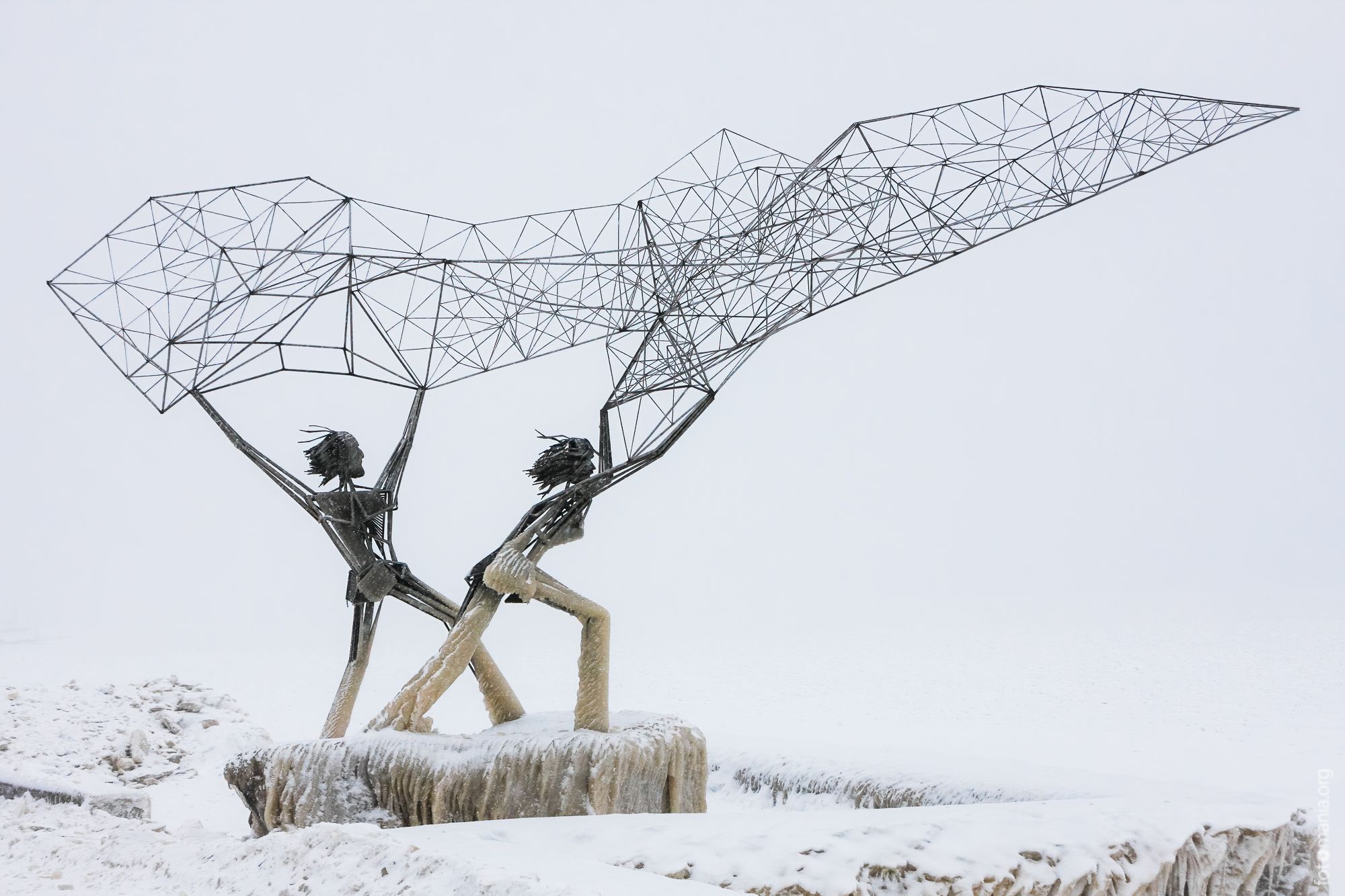 Fishers statue, Petrozavodsk, Russian Federation