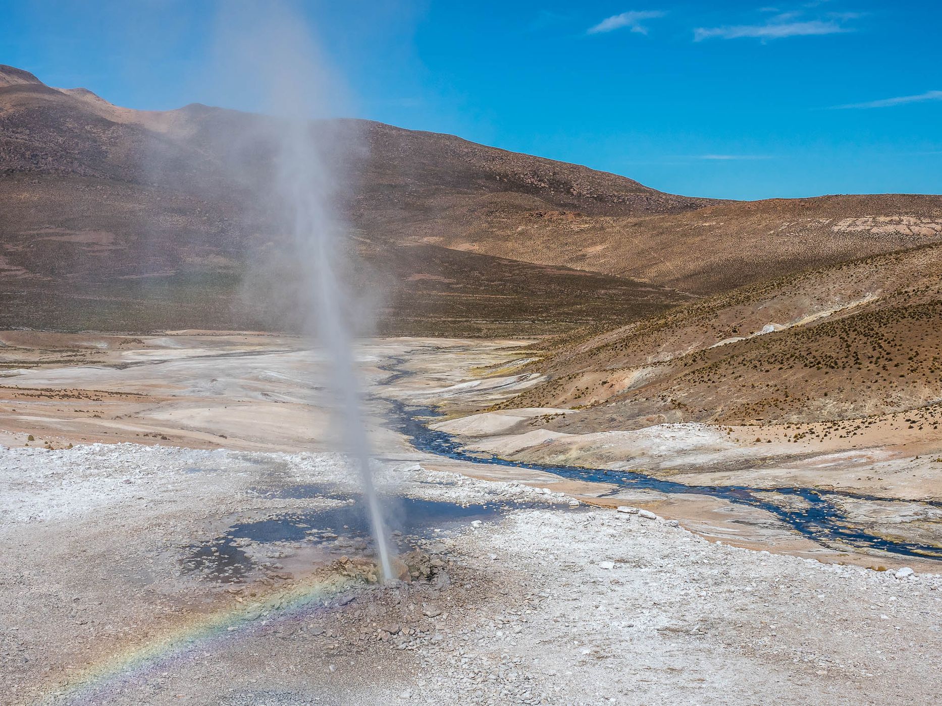 Geyser de Puchuldiza, Chile