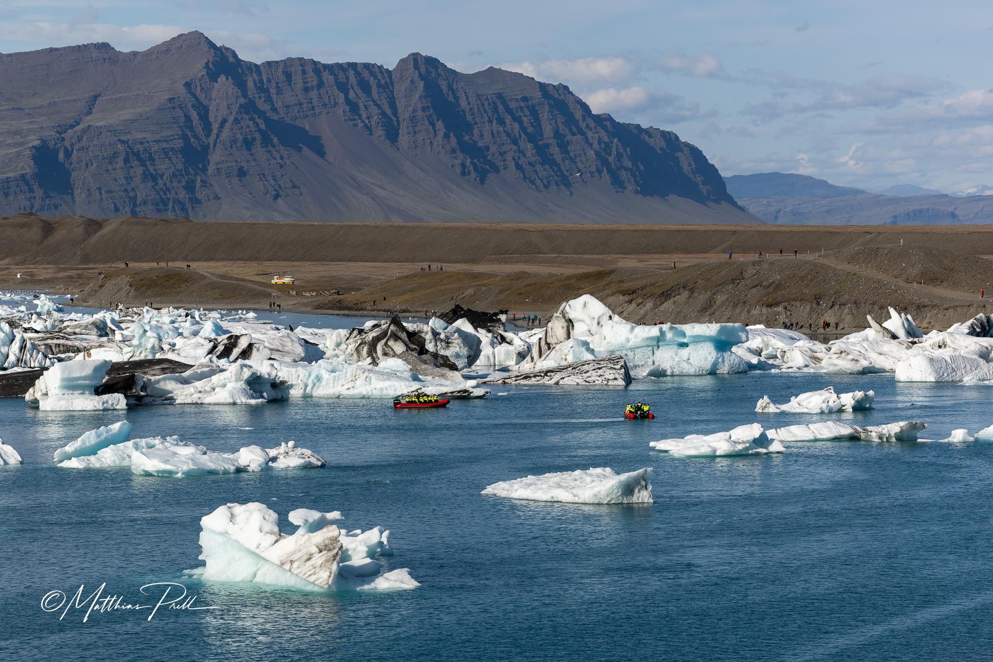 Glacial Lagoon at Jökulsárlón, Iceland