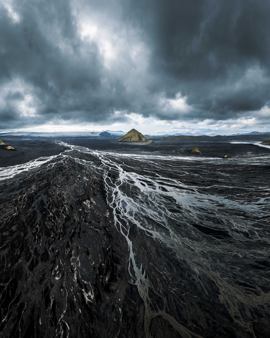 Glacial Rivers, Maelifell, Iceland