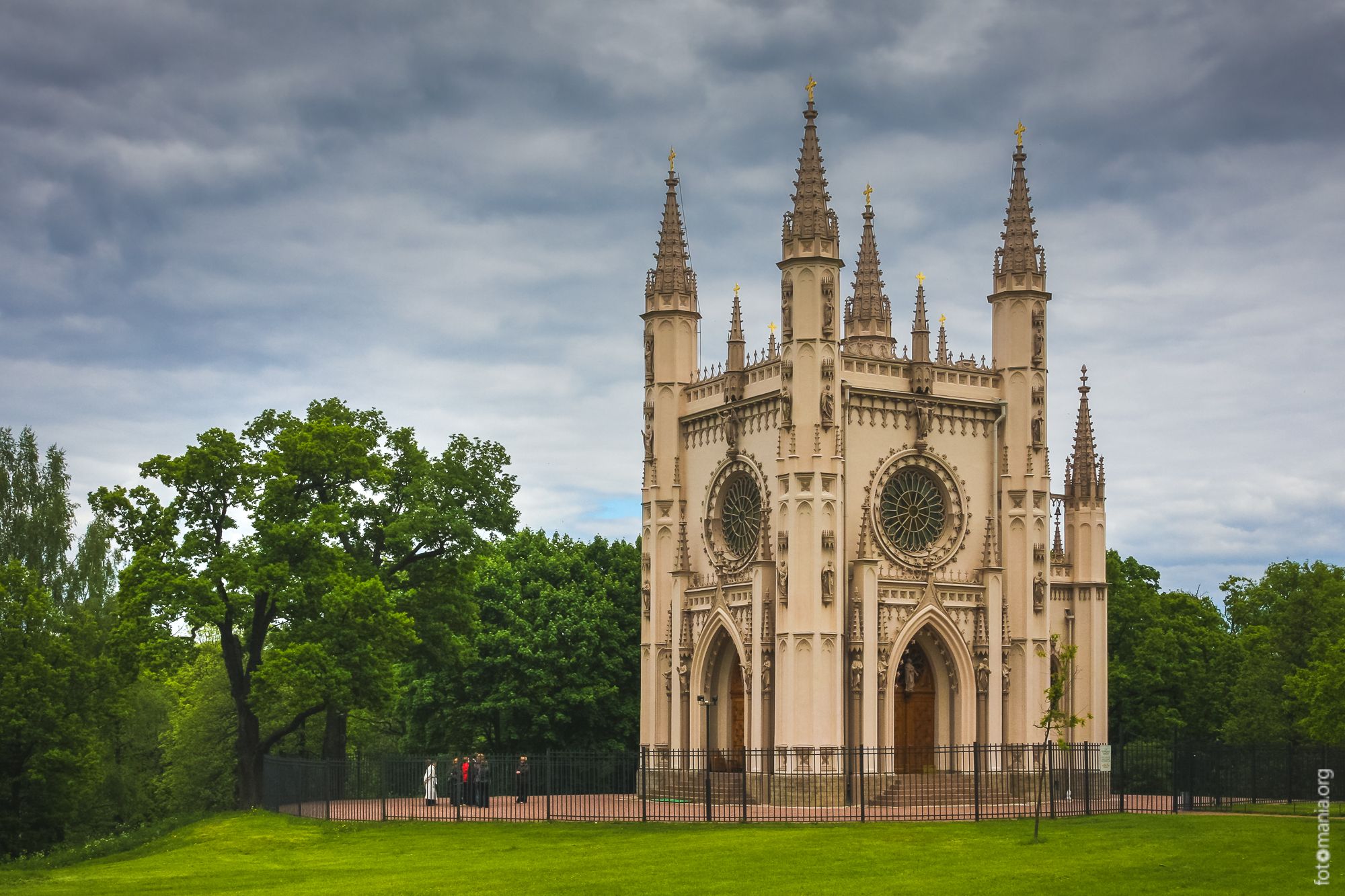 Gothic Chapel in Park Aleksandriya, Russian Federation