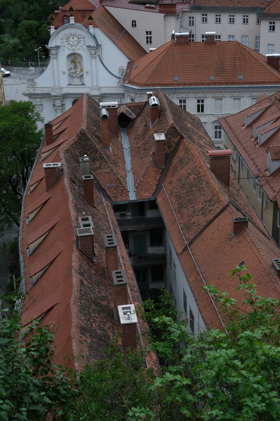 Krummes Dach von Graz, Austria