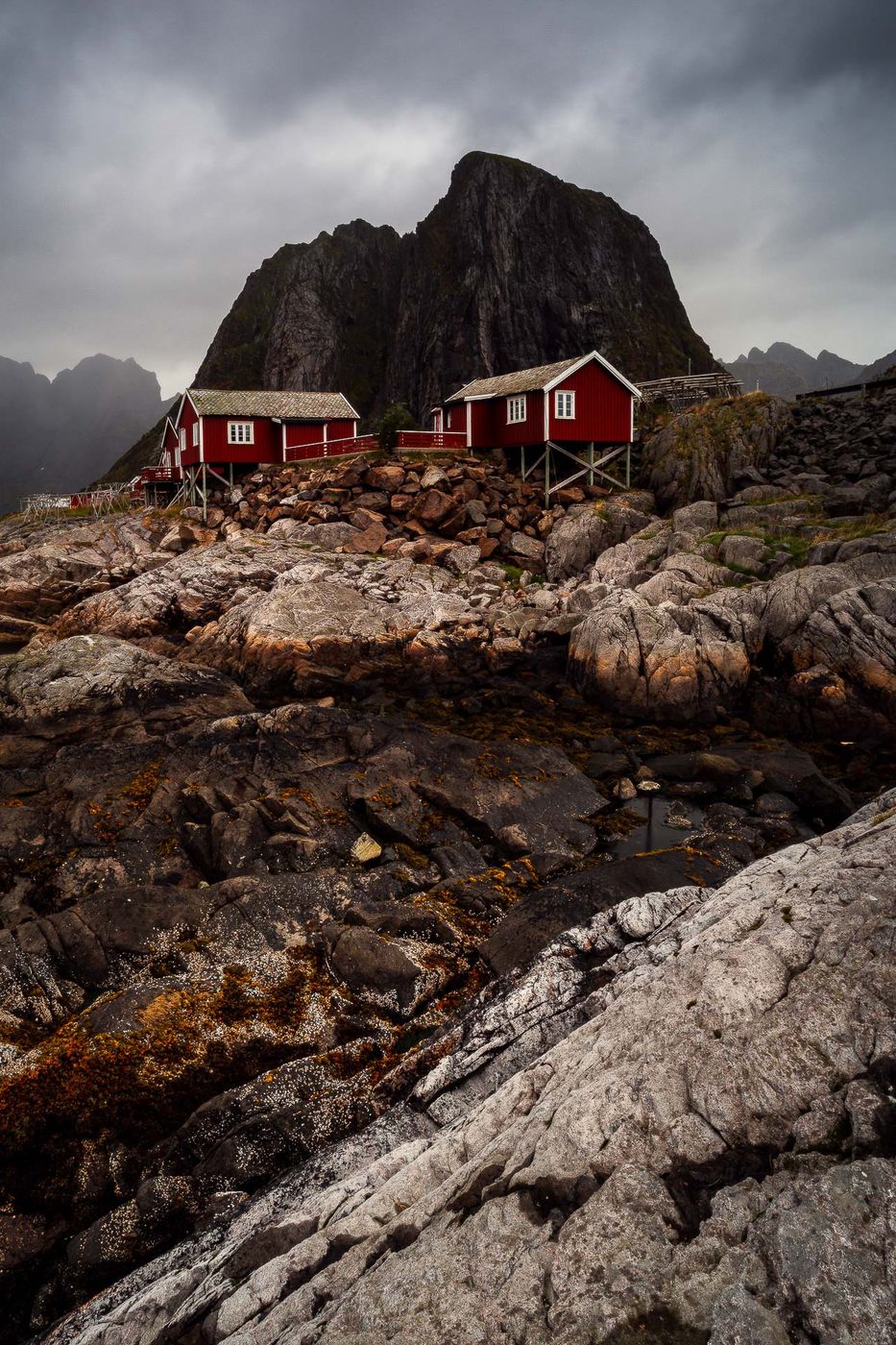 Hamnoy from under the bridge, Norway