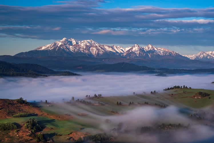 High tatras from Pieniny NP