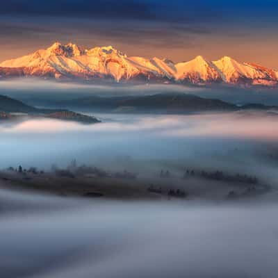 High tatras from Pieniny NP, Slovakia (Slovak Republic)