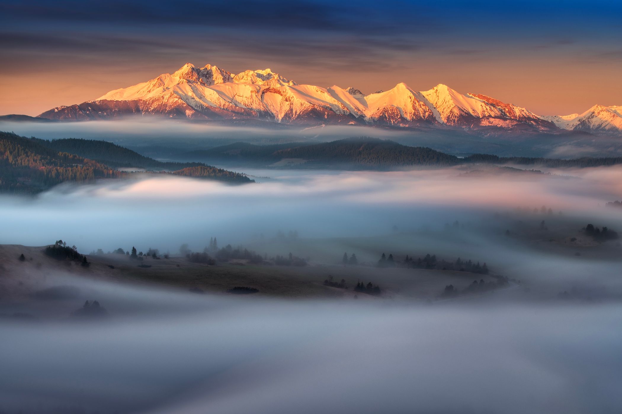 High tatras from Pieniny NP, Slovakia (Slovak Republic)