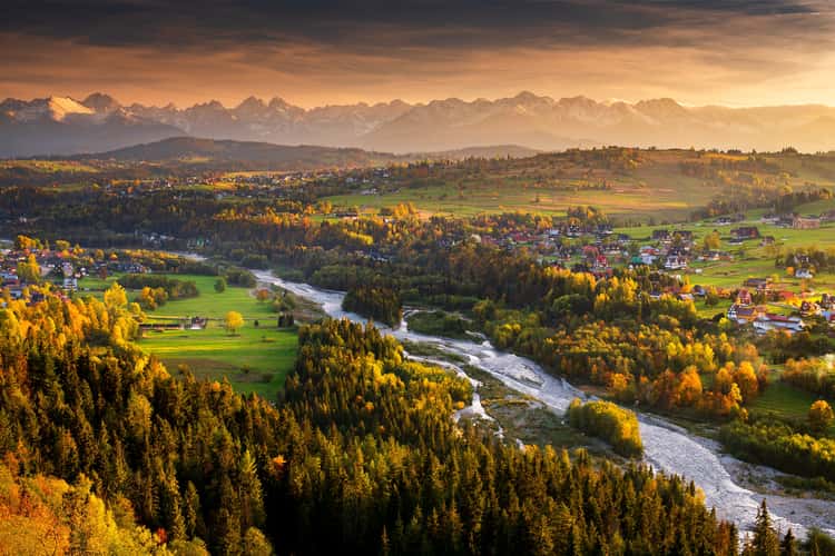 High tatras View with Bialka river