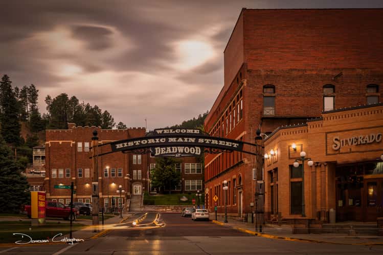 Historic Main street Deadwood, South Dakota