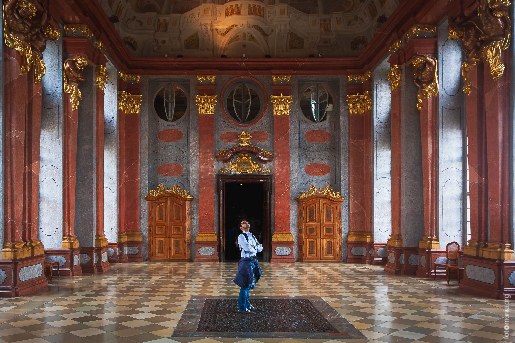 Inside Melk Abbey, Austria